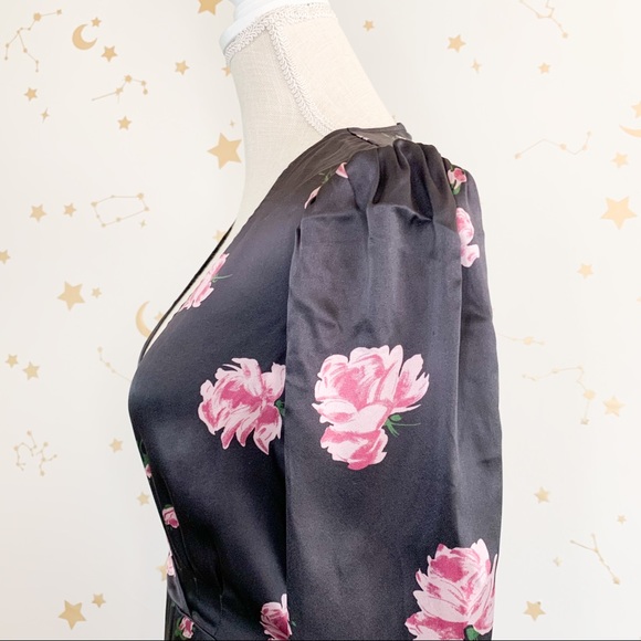 NEW Reformation Toronto Floral Midi Slit Dress - Picture 5 of 16